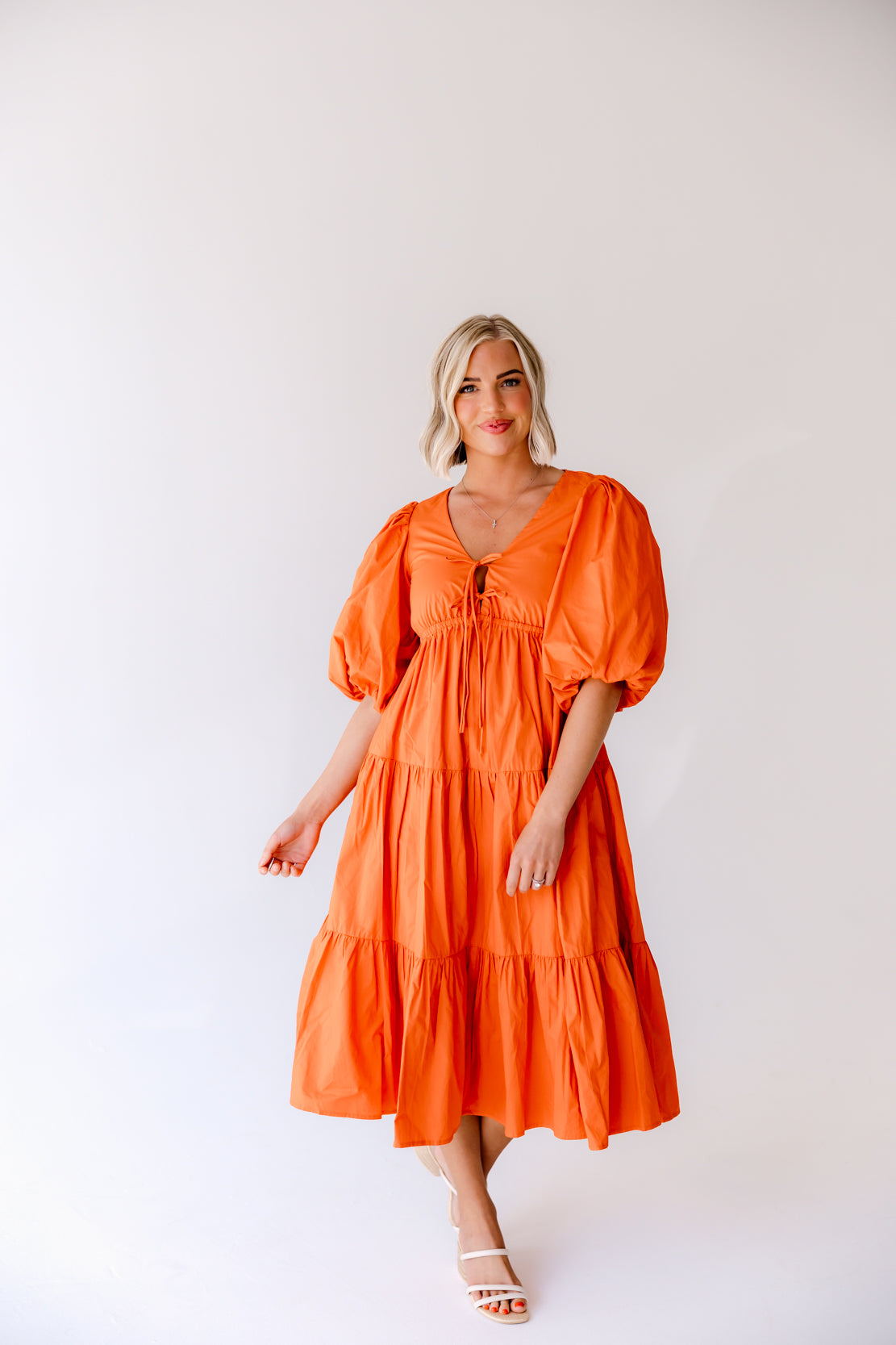 Marcy Tiered Midi Dress