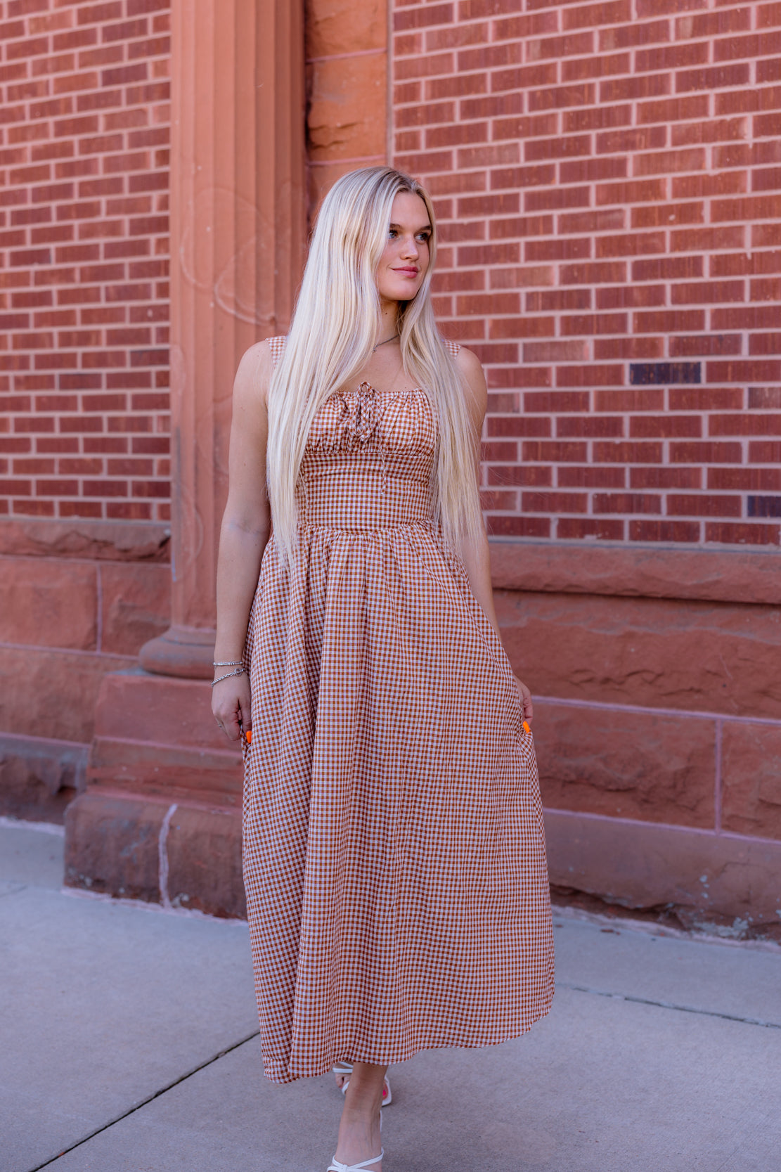 Victoria Corset Bodice Maxi Dress | Sienna M / Orange Victoria Corset Bodice Maxi Dress | Sienna M / Orange