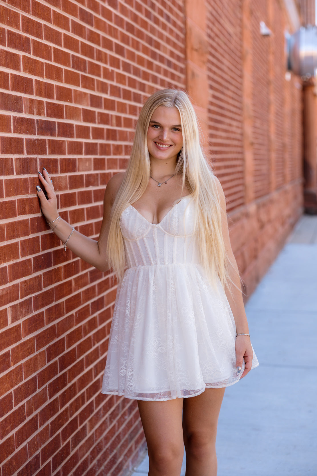 Layla Lace Mini Dress | Cream S / Cream Layla Lace Mini Dress | Cream S / Cream