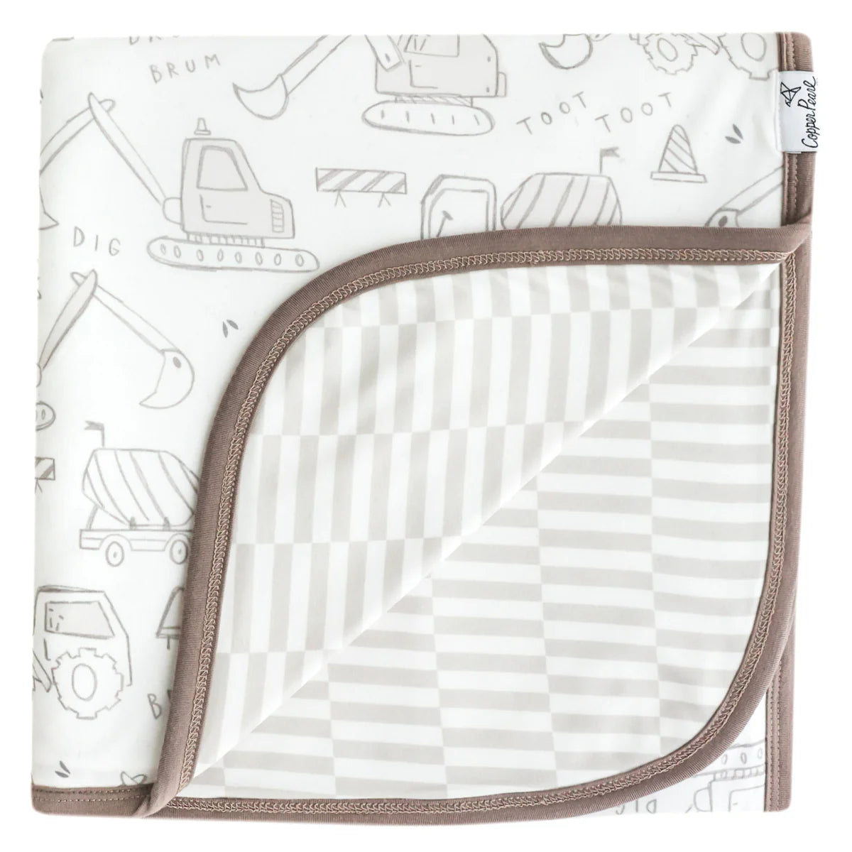 Copper Pearl 3-Layer Knit Security Blanket Set - 2 Pack, 16 X 16 Inches, Viking Print - View #4