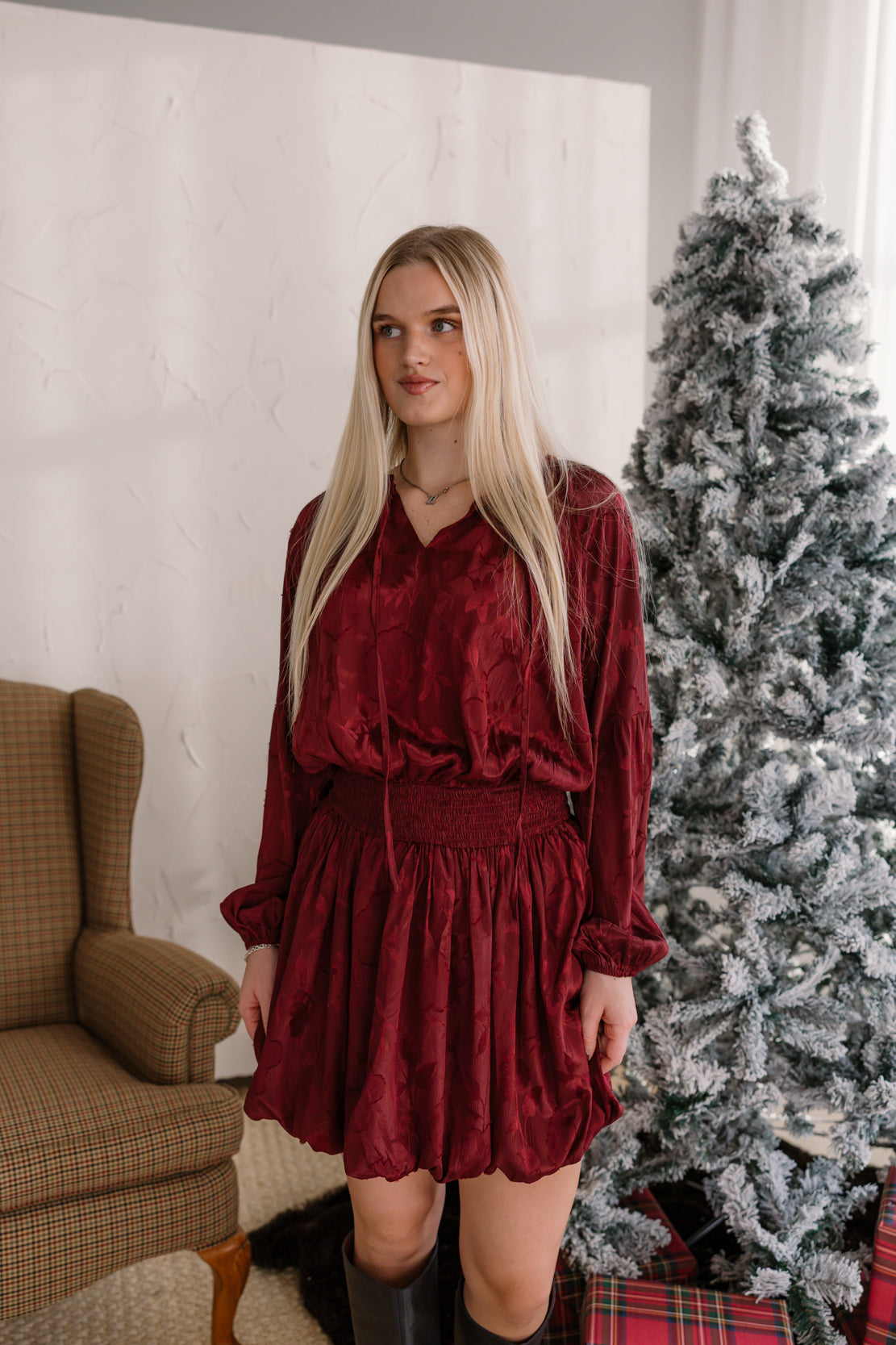 Frankie Long Sleeve Mini Dress
