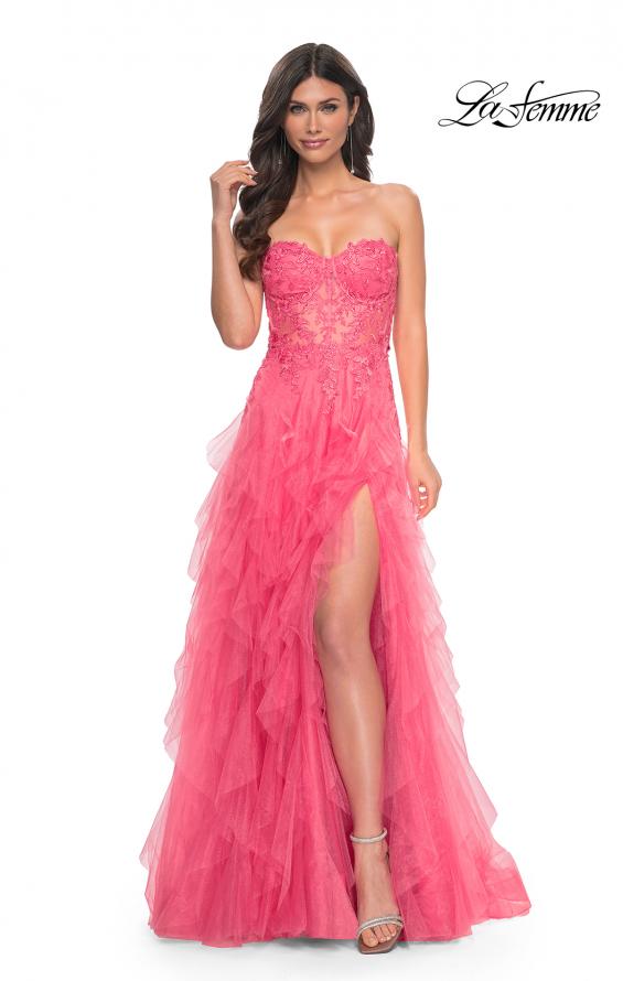 Prom Dress 32286 | Coral  The Vault Clothing Co.