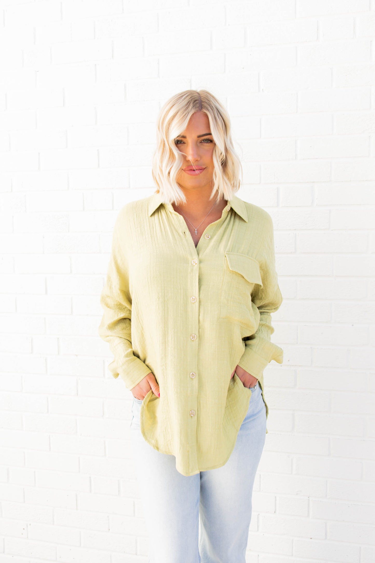 Jasmine Button Down Shirt | Kiwi