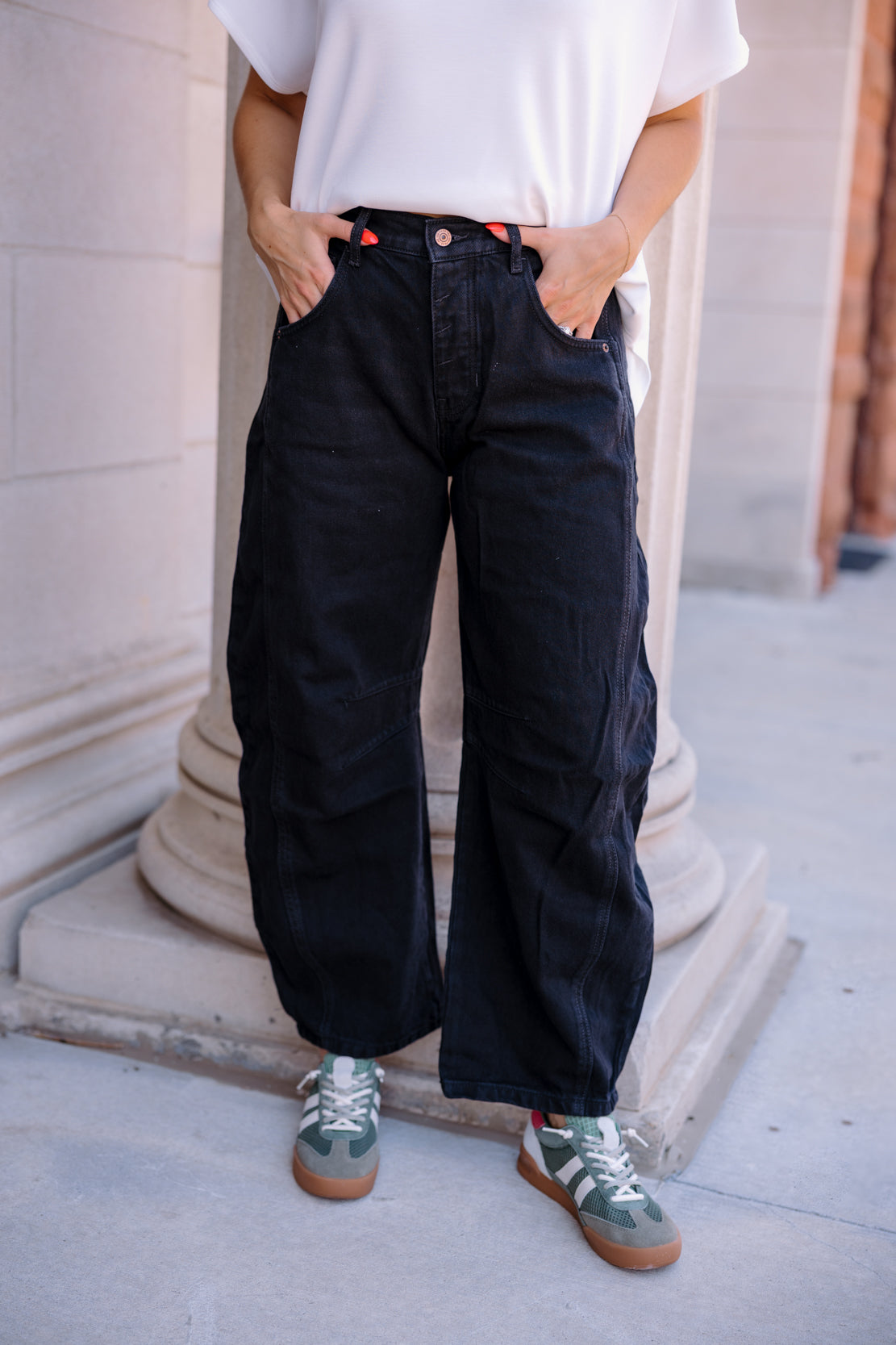 Free People: Good Luck Mid-Rise Barrel