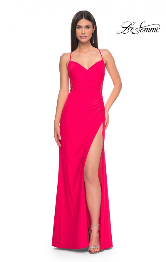 chinese dress ladies Primavera Couture 3722 Prom Dress - Coral main image 0