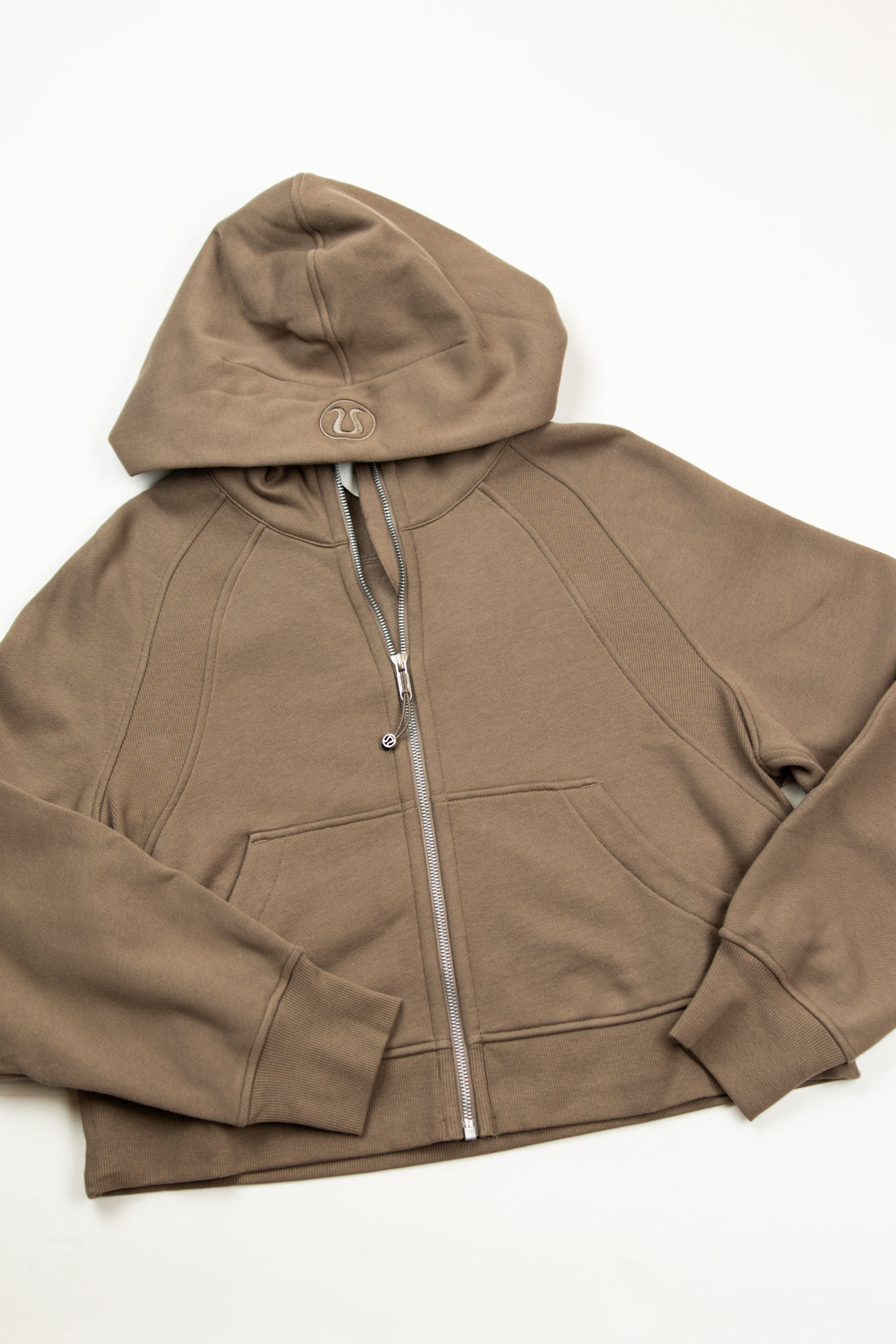 Lululemon oversized scuba 1/2 deals zip copper brown