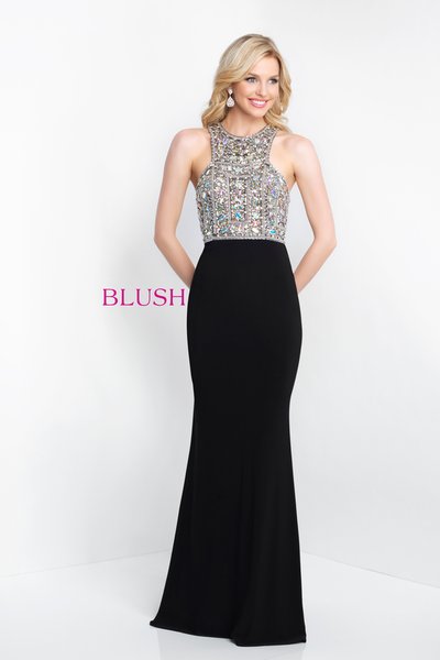 C1019 Prom Dress Black