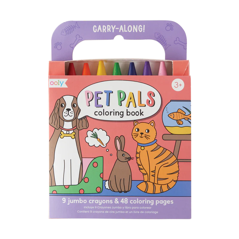 Carry Along Crayon & Coloring Book | Pet Pals