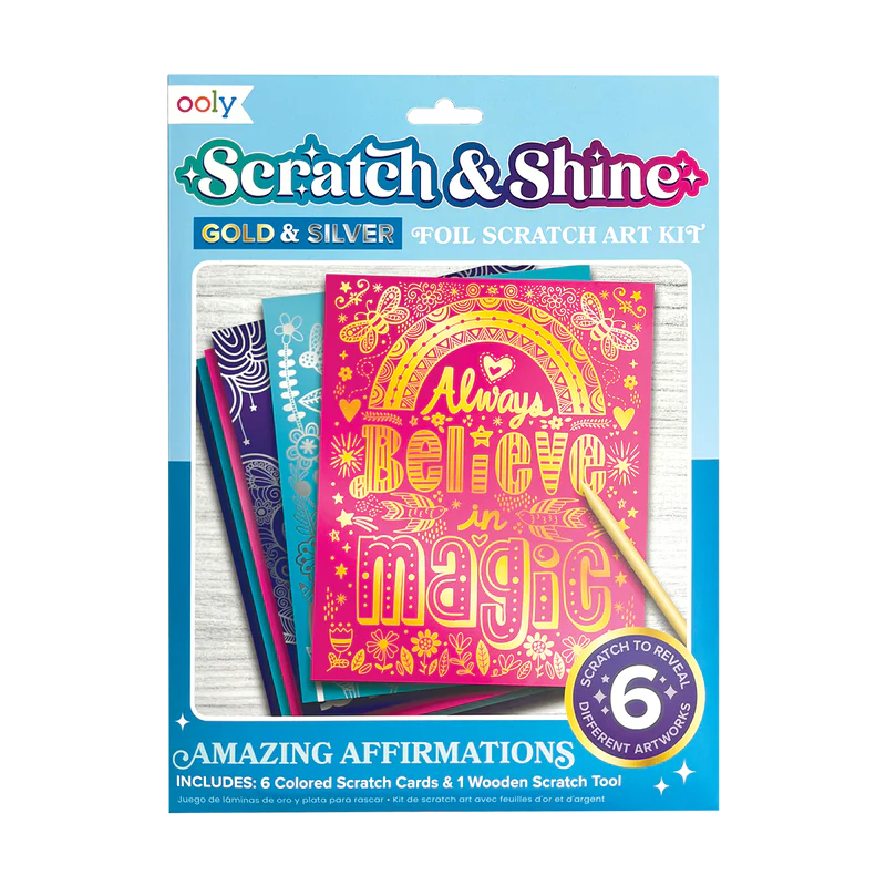 Scratch & Shine Foil Art Kits | Amazing Af