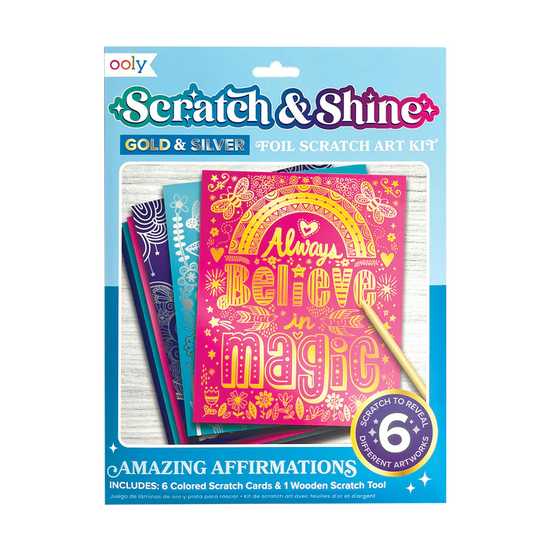Scratch & Shine Foil Art Kits | Amazing Af