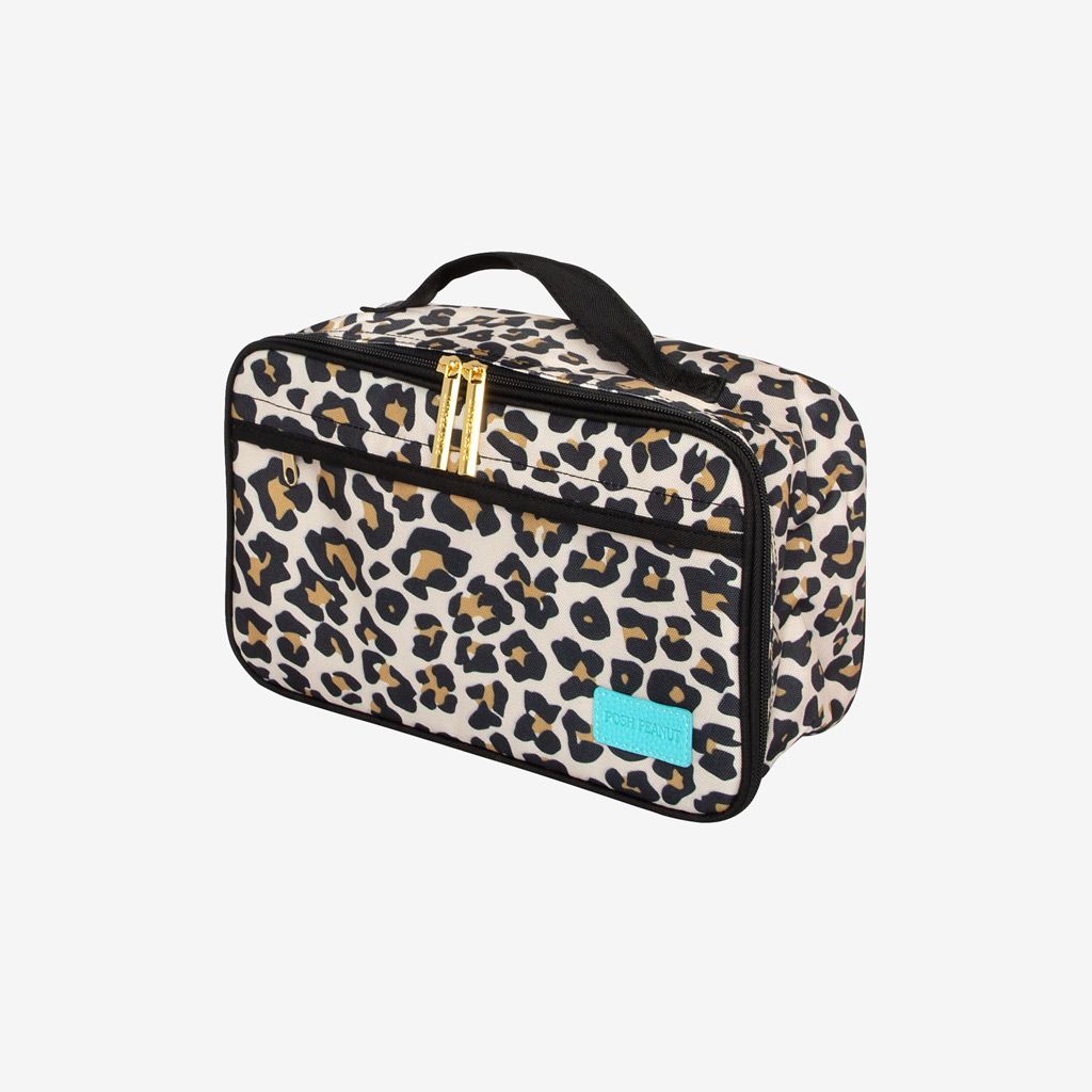 Posh Peanut Lana Leopard Lunch Bag