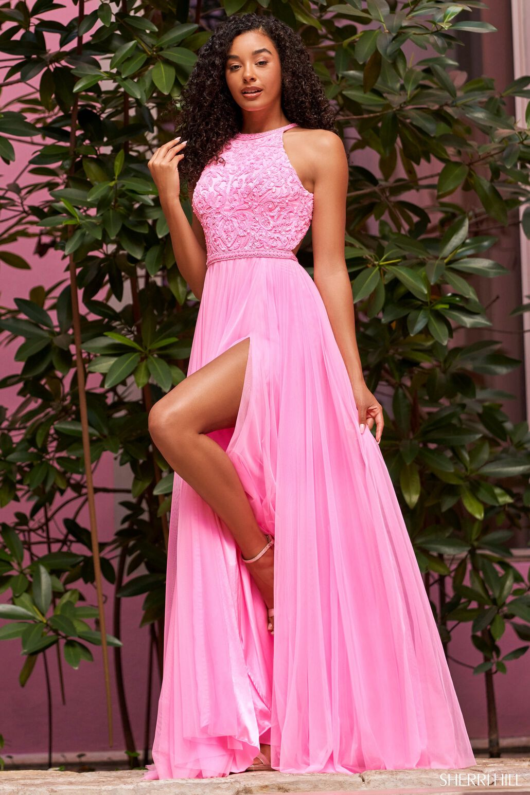 Sherri Hill 54933 Prom Dress - Candy Pink | NewYorkDress