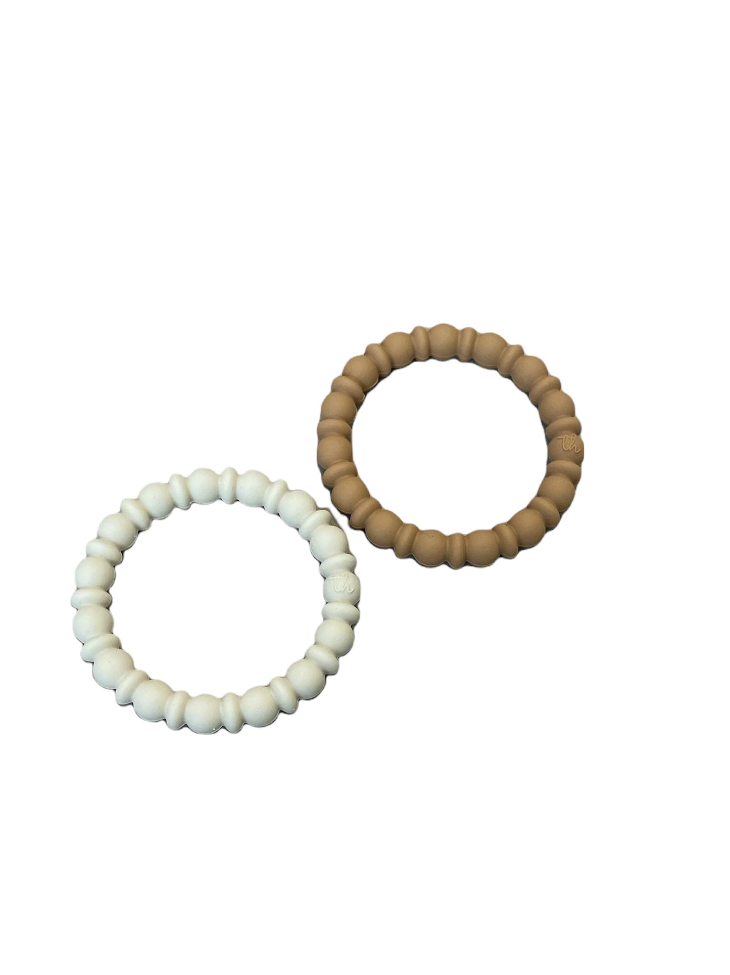 Teething Bracelet Set | Navajo/Putty
