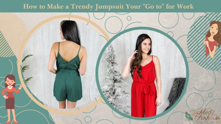 How to Make a Trendy Jumpsuit Your "Go to" for Work