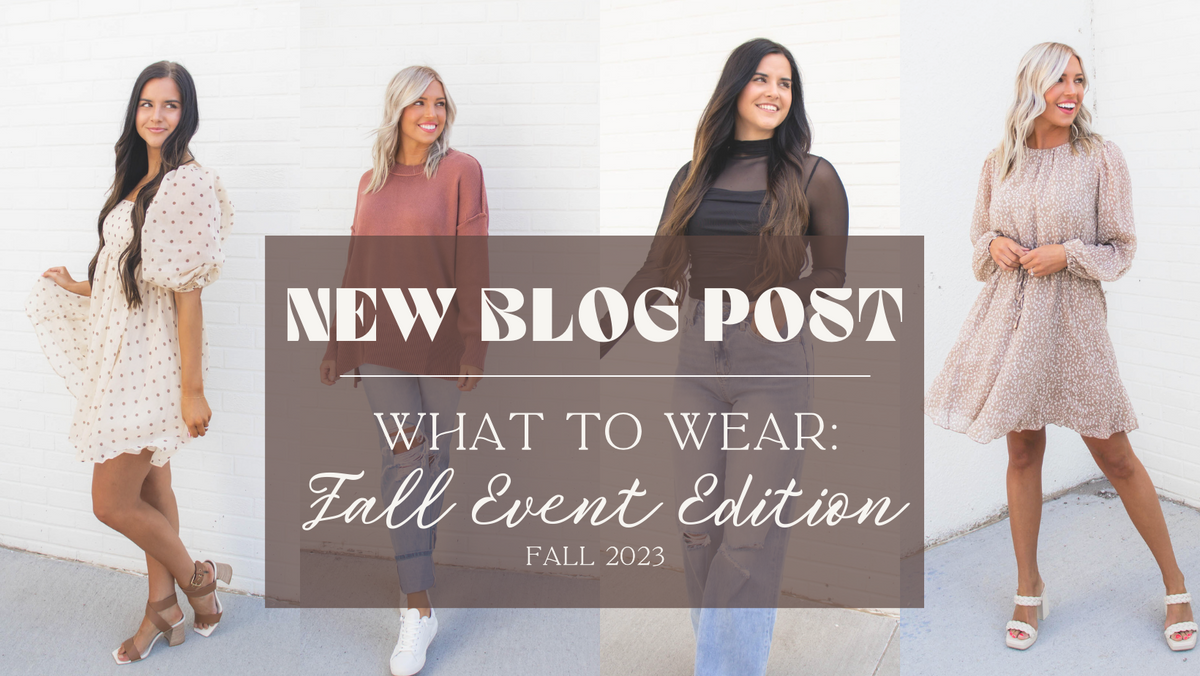 Fall Event Outfit What to Wear: Fall Event Edition – The Vault Clothing Co.