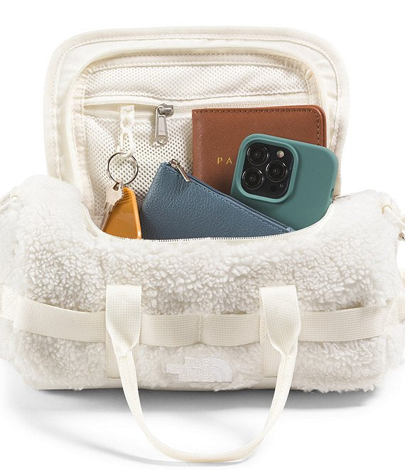 Base Camp High Pile Mini Bag | White Dune/White