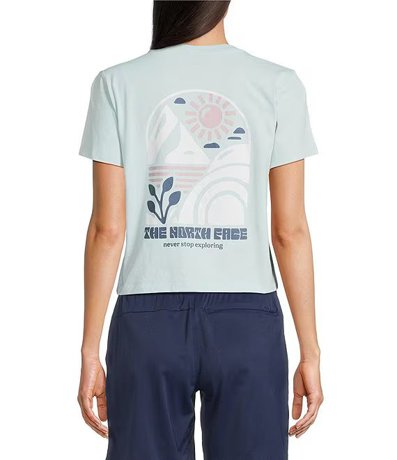 Tri-Blend Sun Cutie Short Sleeve Tee | Opal Frost White