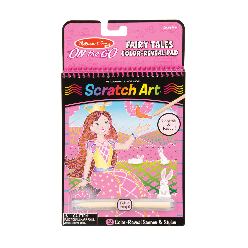 On The Go Scratch Art Pad | Fairy Tales