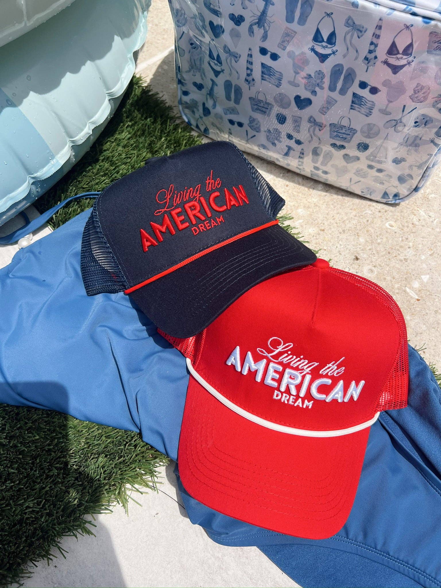 KENZKUSTOMZ American Dream Trucker Hat | Red