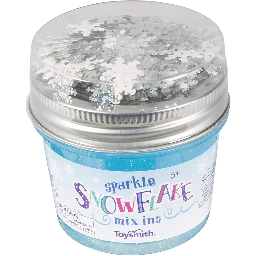 Snowflake Mix Ins Slime Confetti Kit