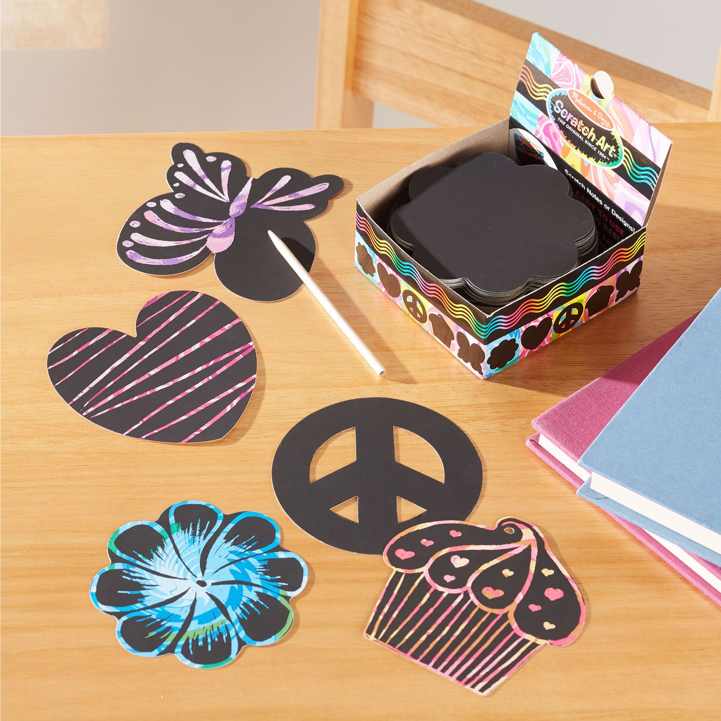 Scratch Art Friendship Mini Notes