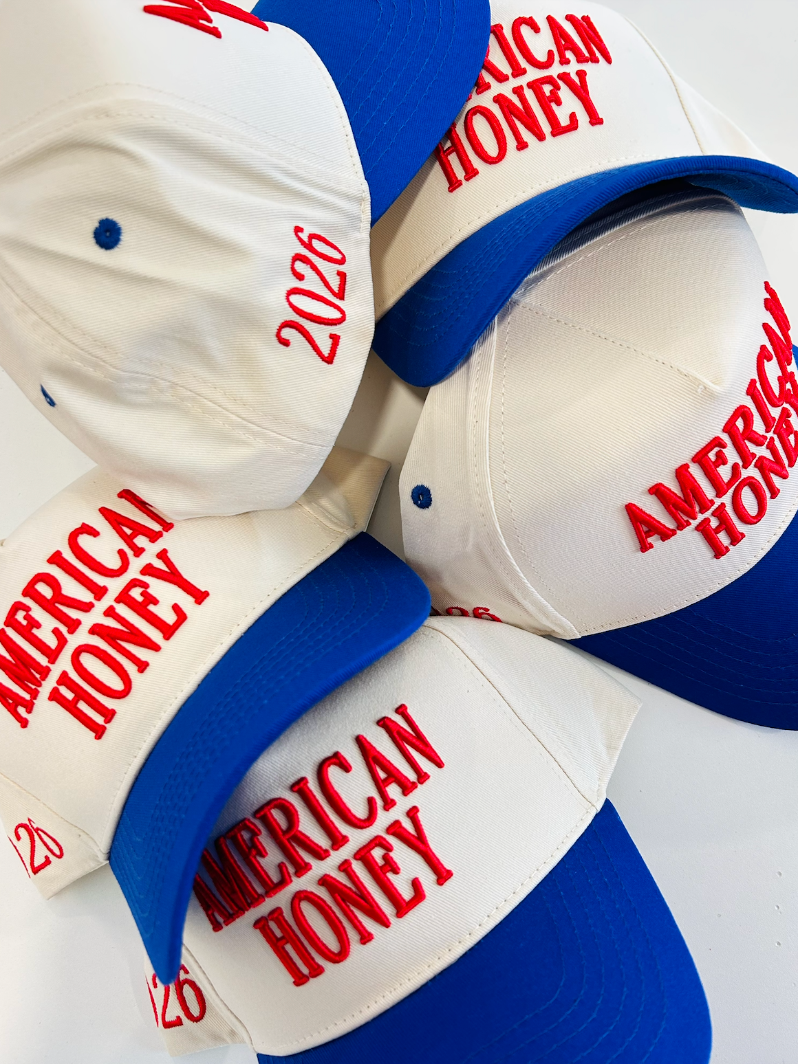 KENZKUSTOMZ American Honey Trucker Hat | Red/Blue