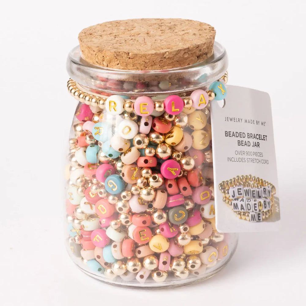 RELAX Metallic Multicolor Bead Jar