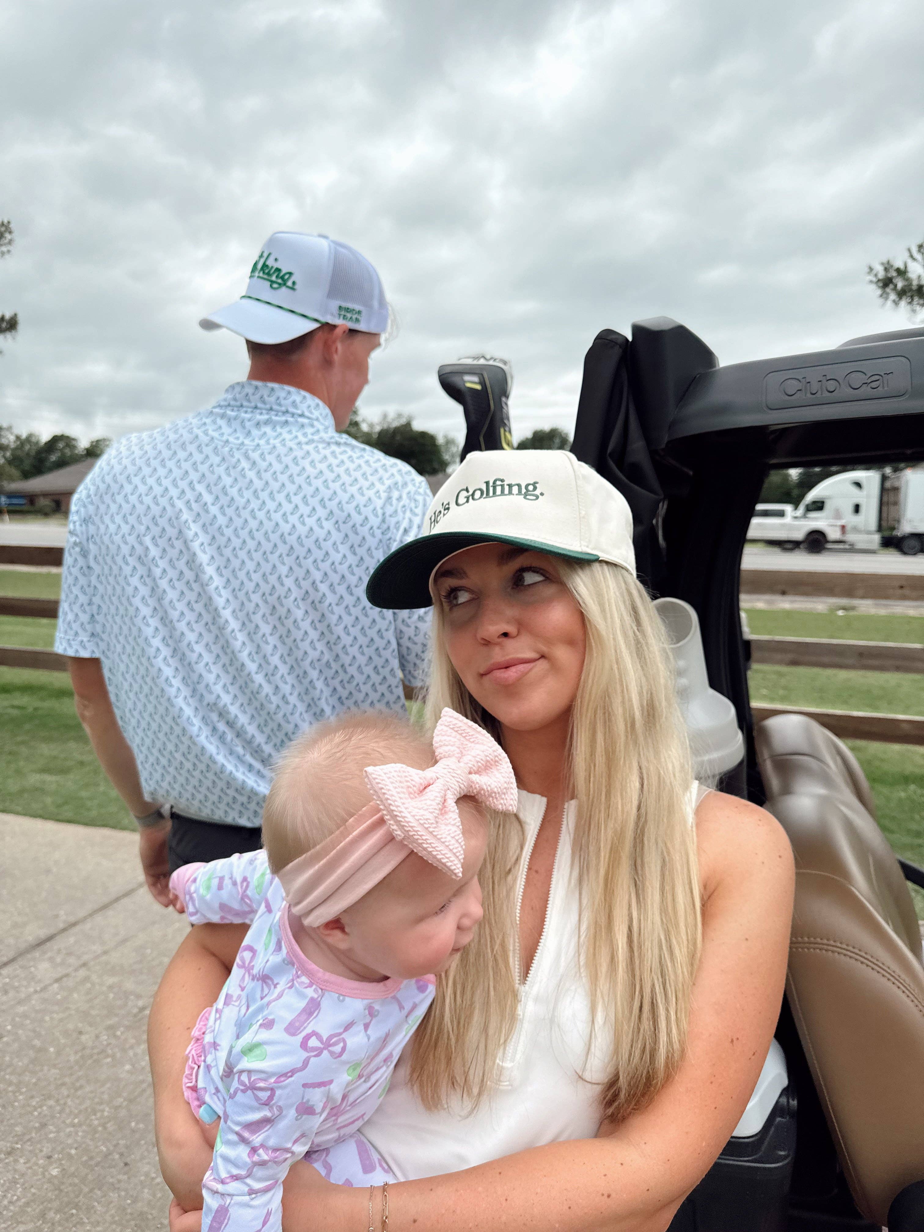 KENZKUSTOMZ He's Golfing | Green Vintage Trucker Hat