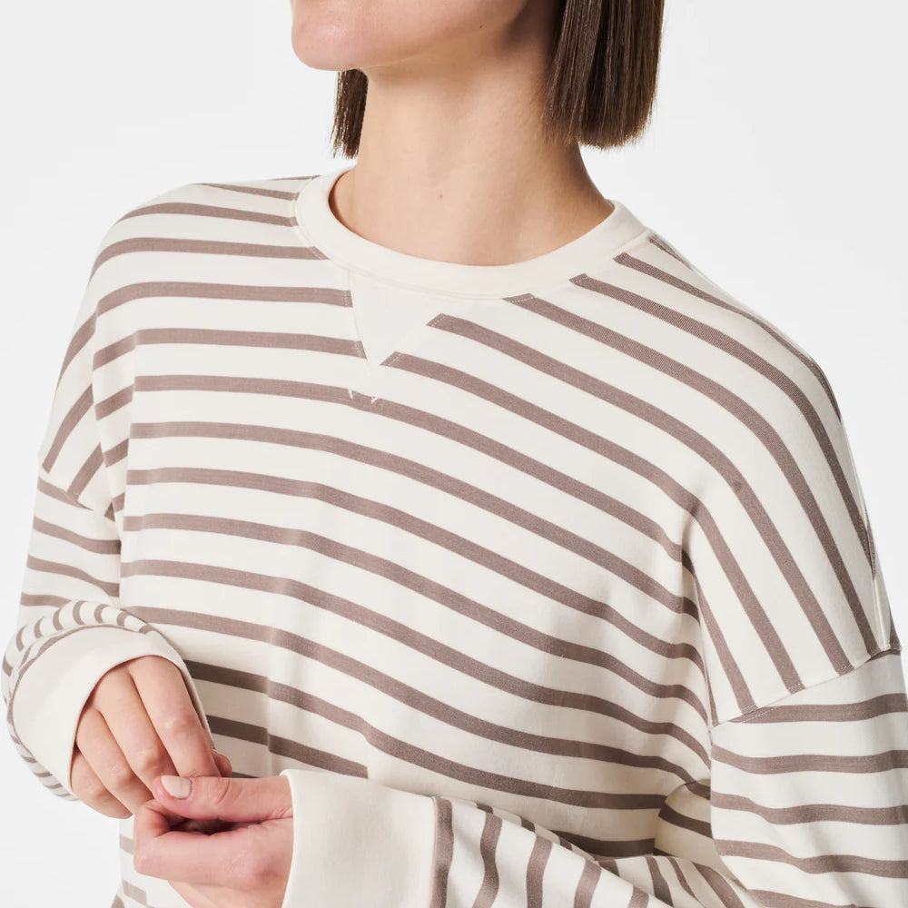 
                      
                        Spanx AirEssentials Crew | Fawn Stripe
                      
                    