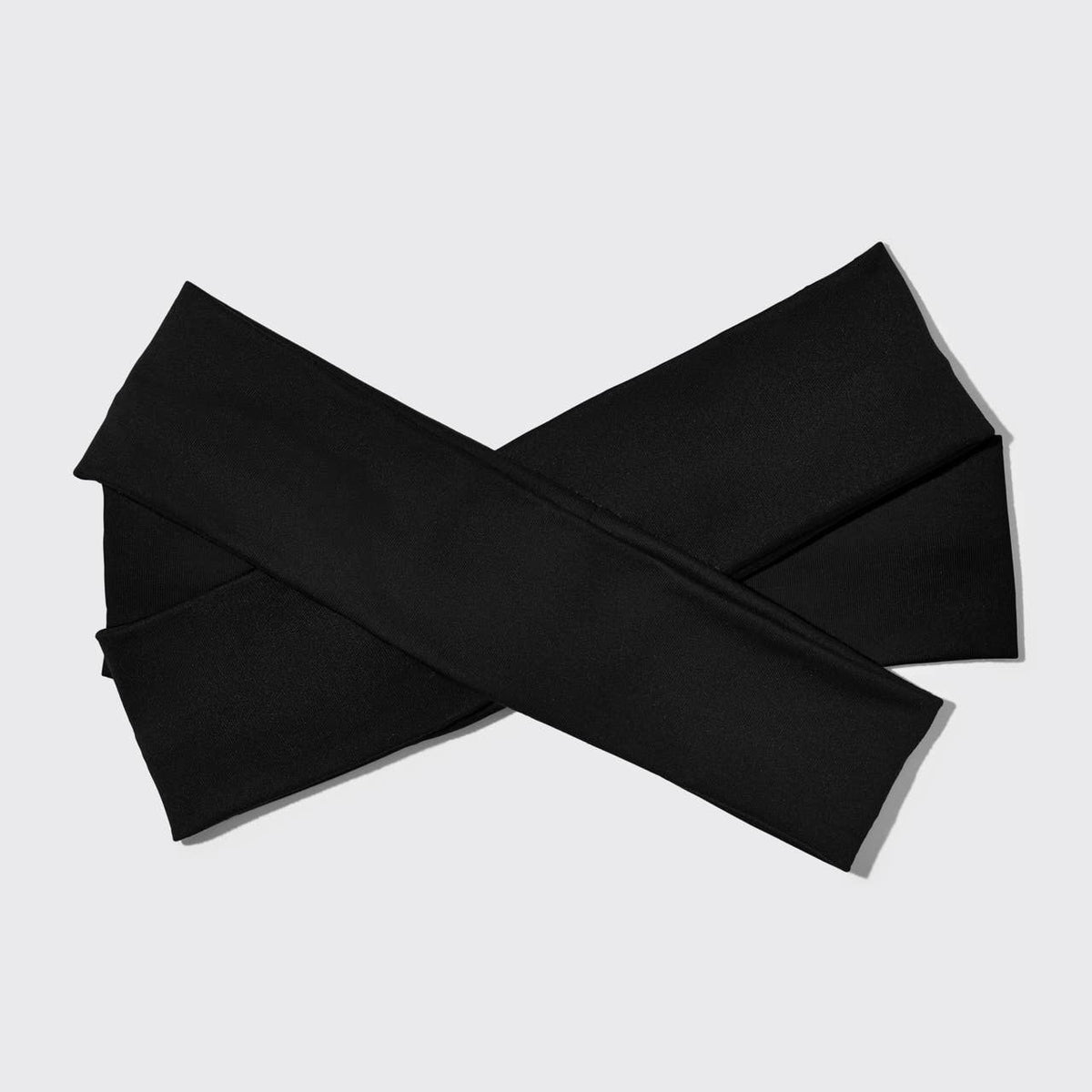 Recycled Fabric Active Headbands 3pc Set- Black