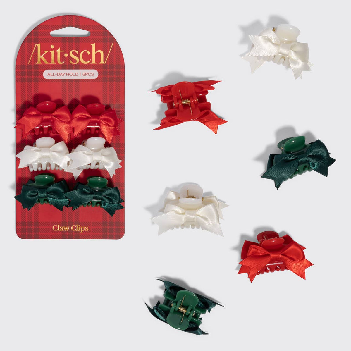 Mini Claw Clips 6pc Set | Holiday