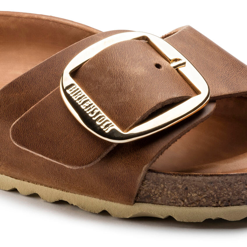 Birkenstock Madrid Big Buckle | Cognac