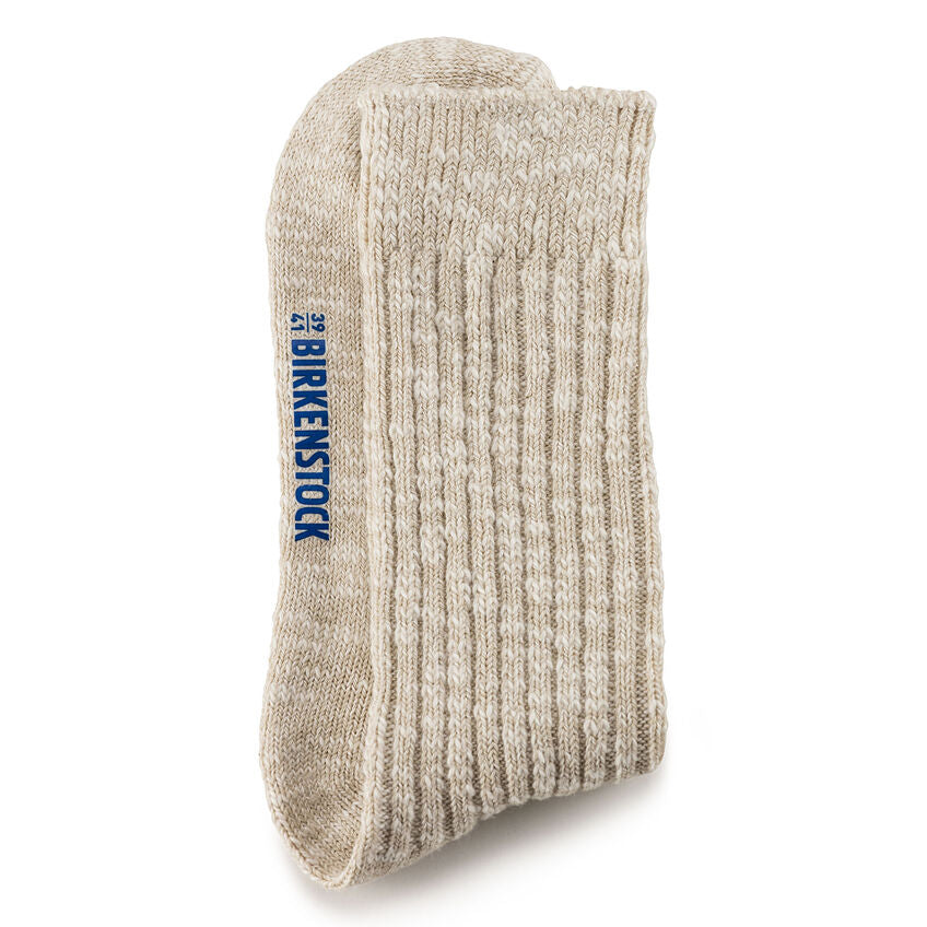 Birkenstock Cotton Slub Women Sock | Beige