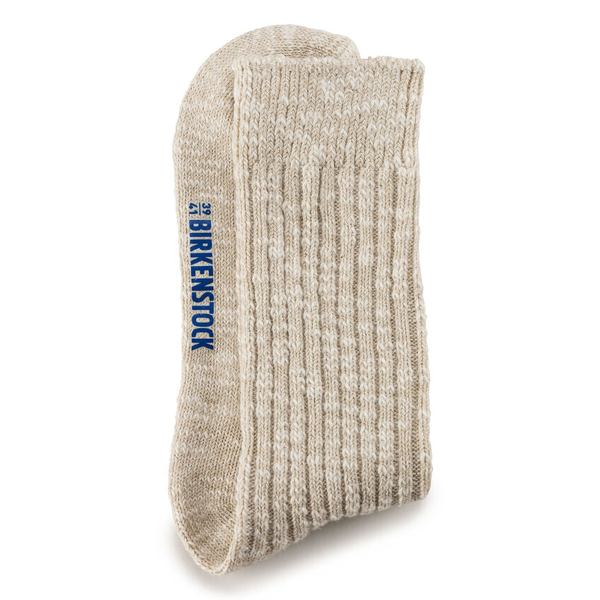 Birkenstock Cotton Slub Men Sock | Beige