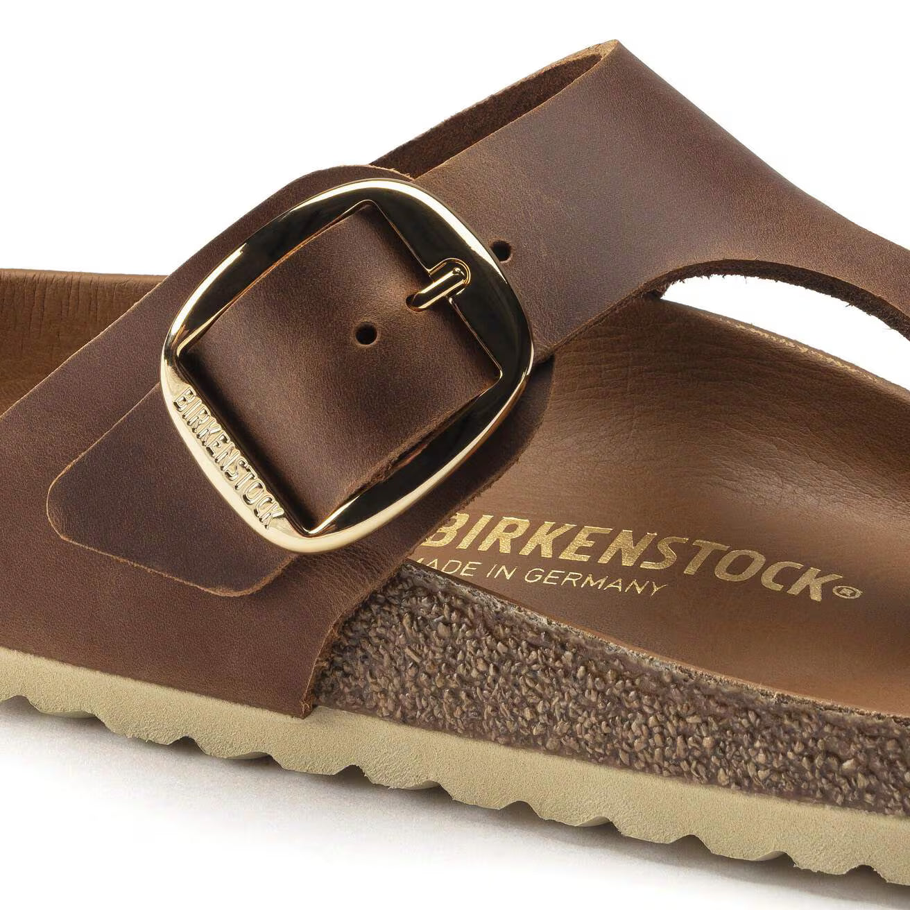 Birkenstock Gizeh Big Buckle R | Cognac