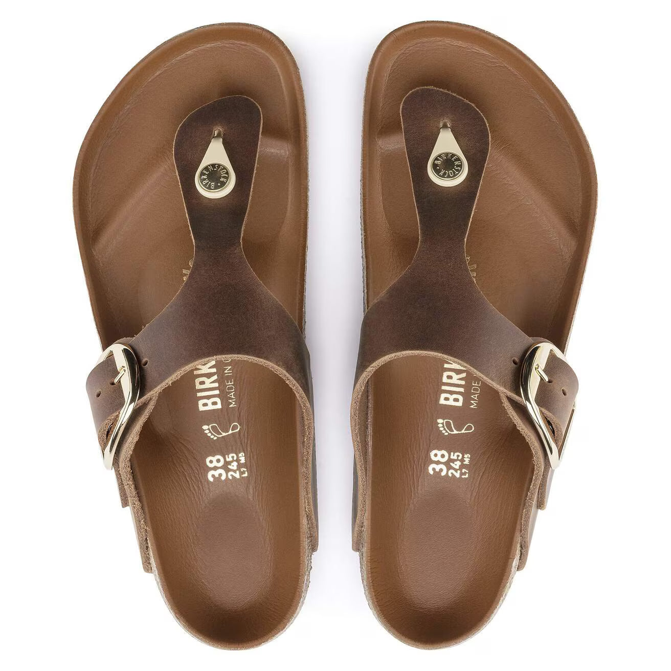 Birkenstock Gizeh Big Buckle R | Cognac