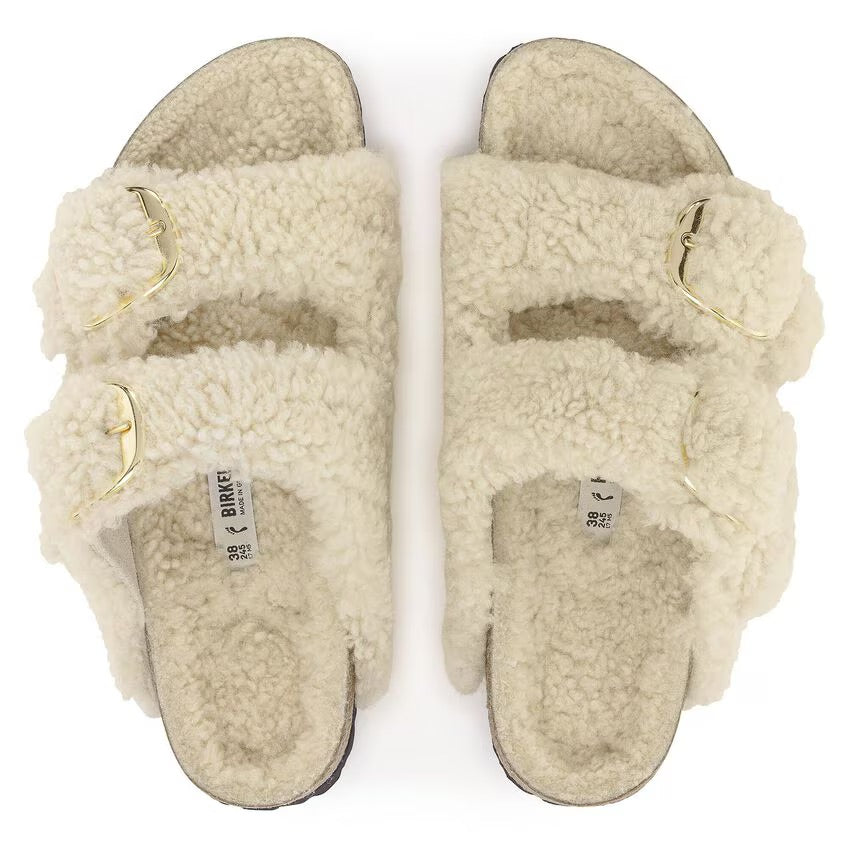 Birkenstock Arizona Shearling N | Teddy Eggshell