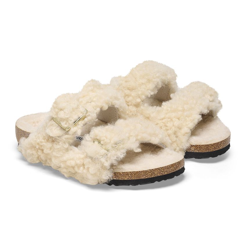 Birkenstock Arizona Kids N | Teddy Eggshell