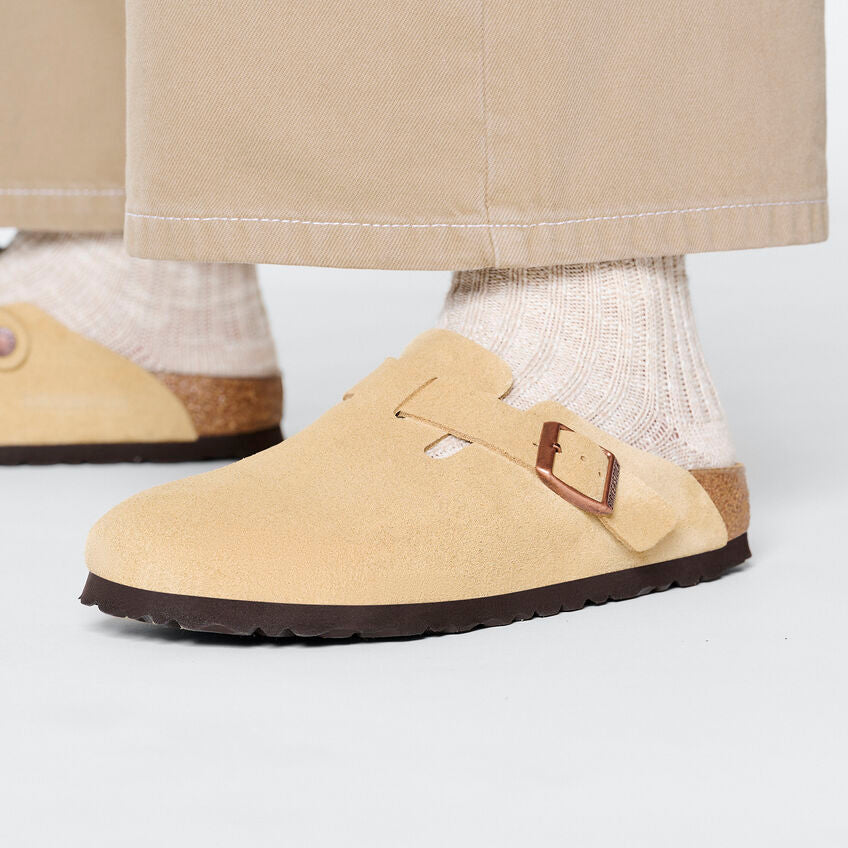 Birkenstock Boston | Latte Cream