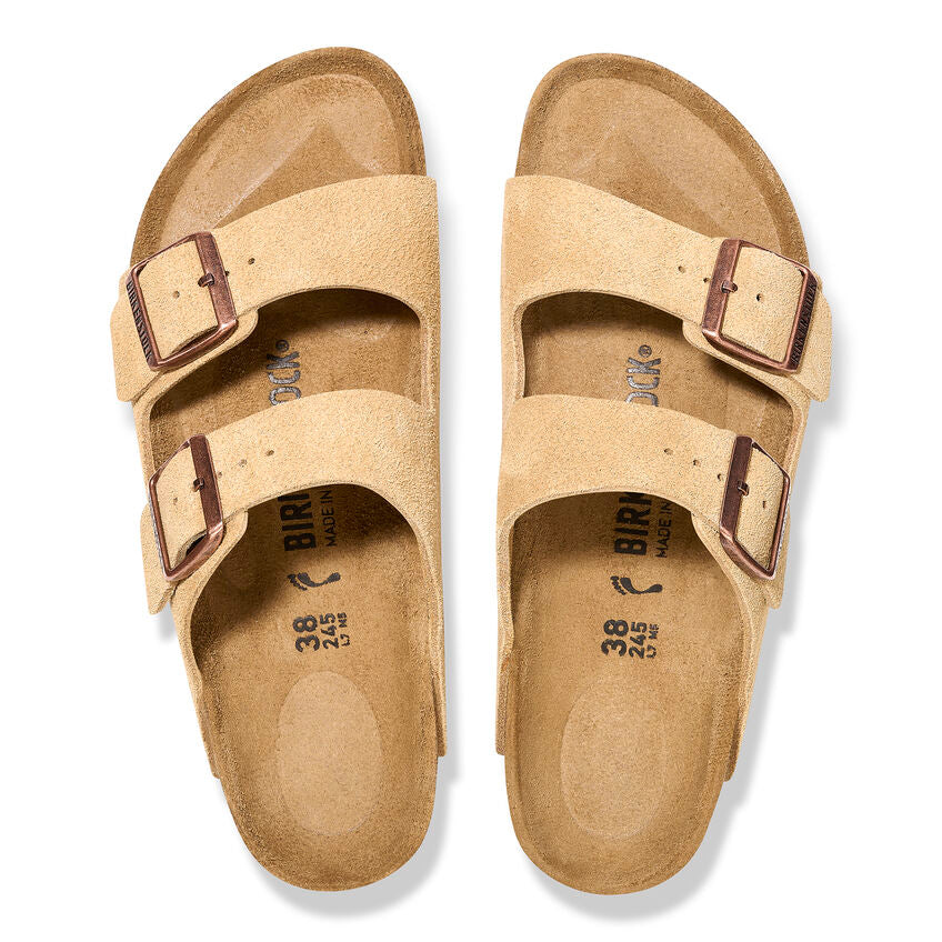 Birkenstock Arizona Suede | Latte Cream