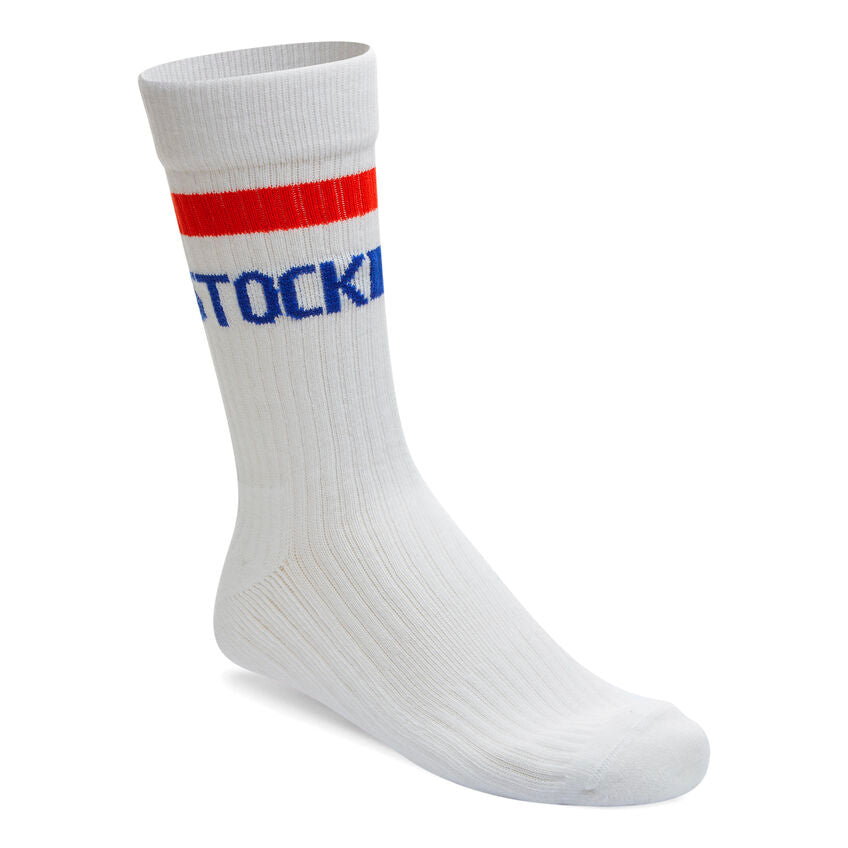 
                      
                        Birkenstock Cotton Stripe Sock | White
                      
                    