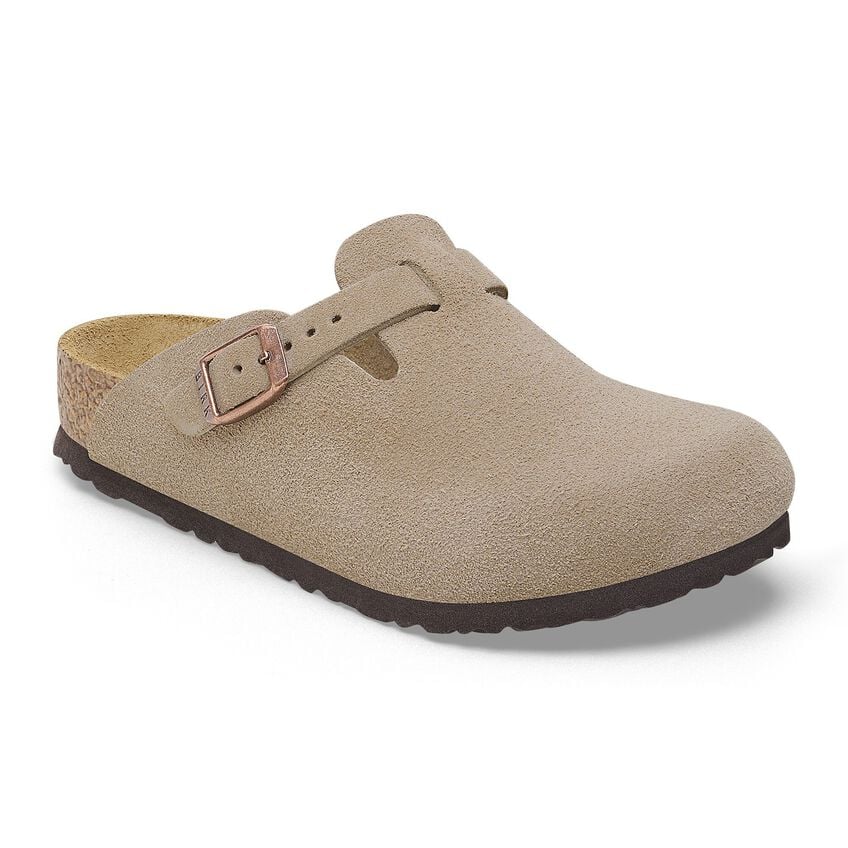 Birkenstock Boston Kids Suede N | Taupe