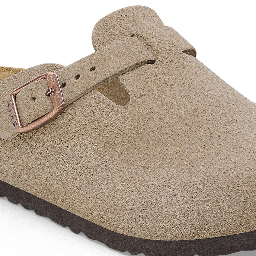 Birkenstock Boston Kids Suede N | Taupe