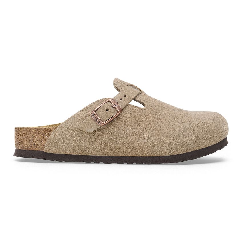 
                      
                        Birkenstock Boston Kids Suede N | Taupe
                      
                    