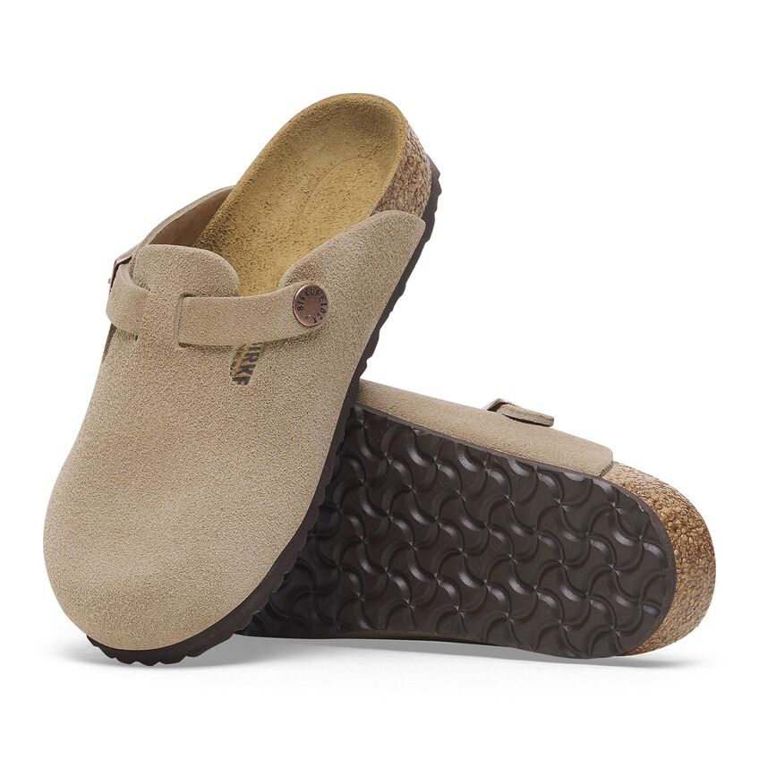 Birkenstock Boston Kids Suede N | Taupe