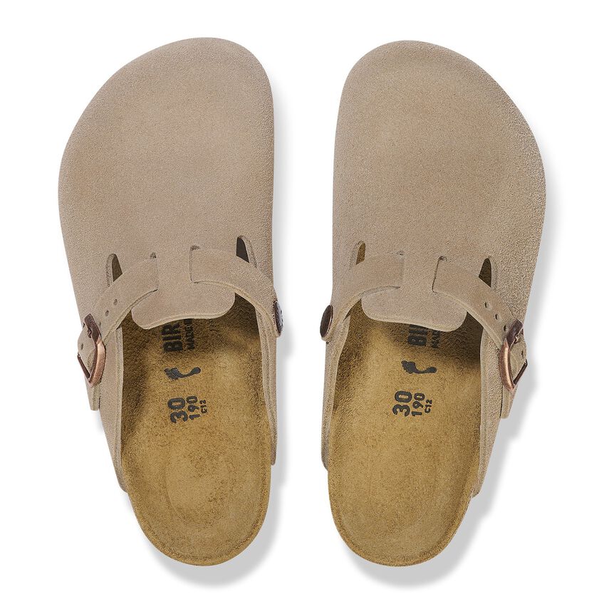 Birkenstock Boston Kids Suede N | Taupe