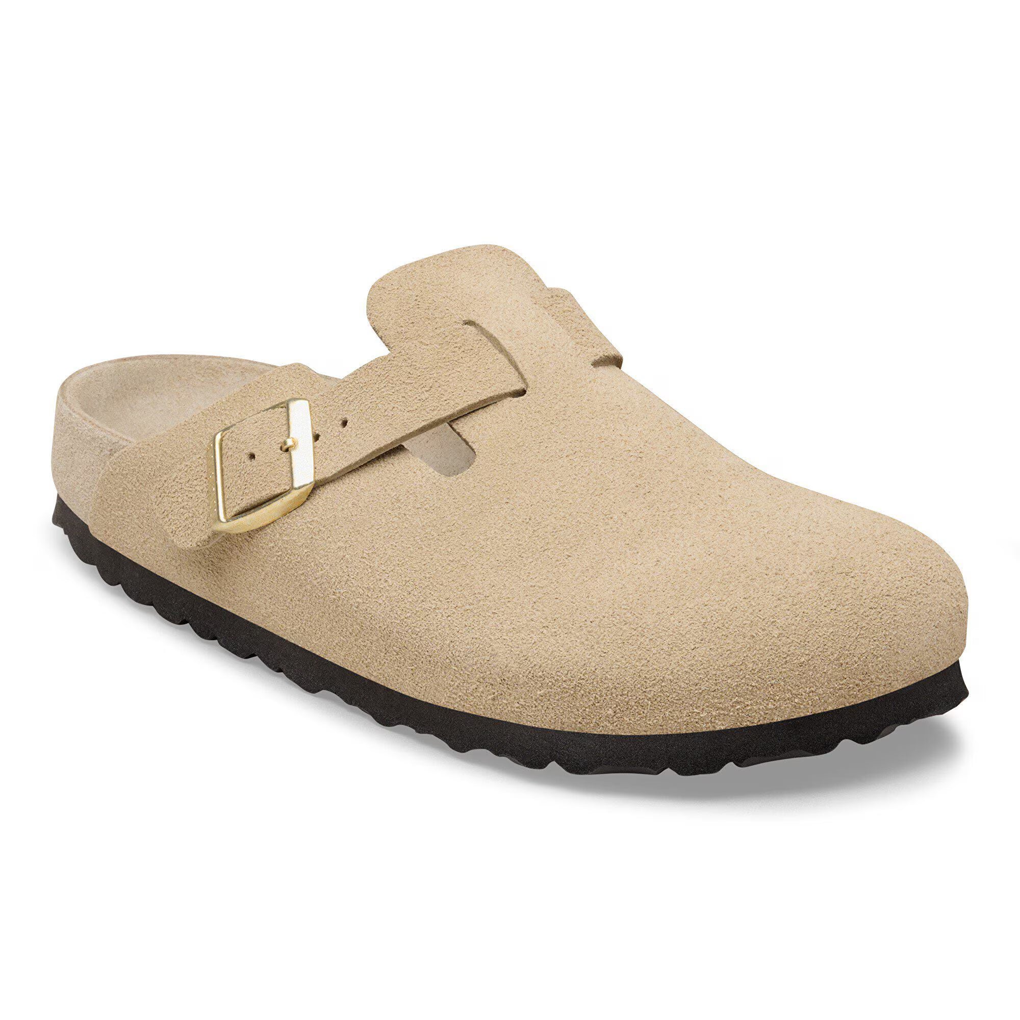 1031511 Birkenstock Boston N | Taupe Suede Leather