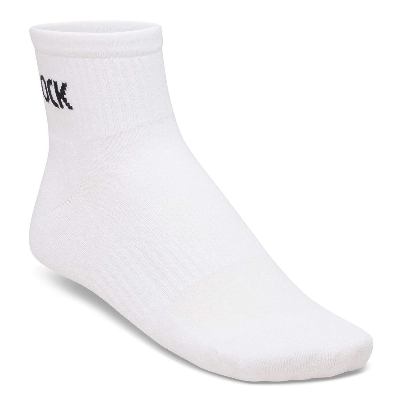 1031829 Birkenstock Cotton Crew Ankle | White