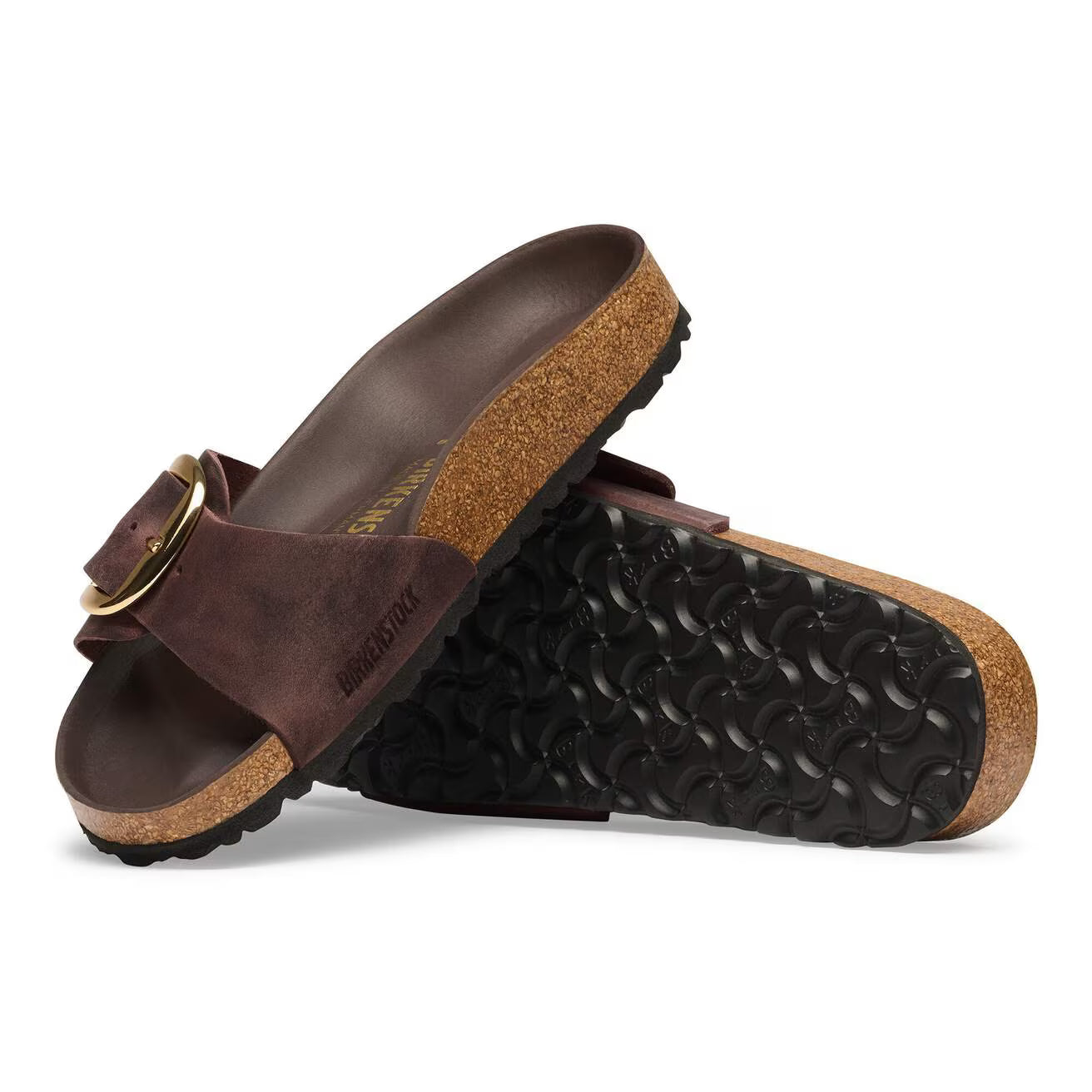 1032914 Birkenstock Madrid Big Buckle | Oiled Leather Habana