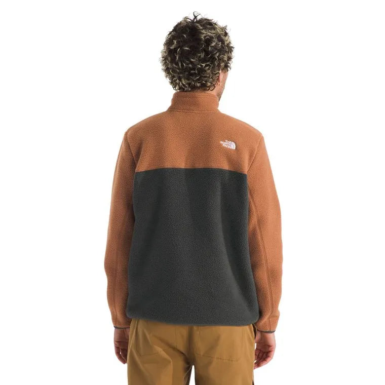 Men's Yumiori 1/4 Zip | Asphalt Grey/Burnt Umber/Summit Gold